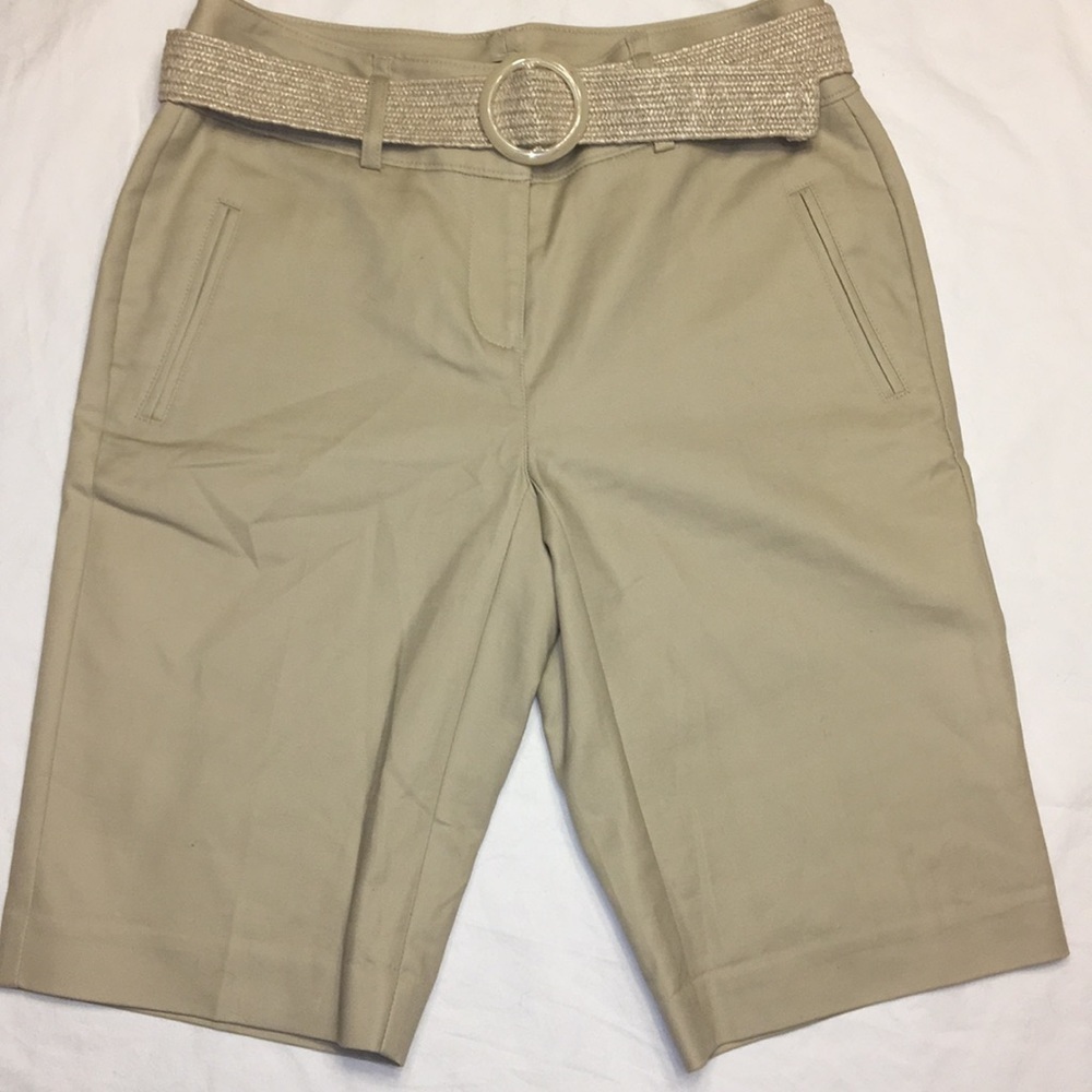 Dana Bachman tan shorts